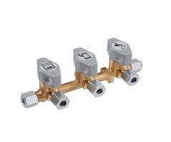 GOK GOK Gasdistributieblok 3-Weg 10-8mm