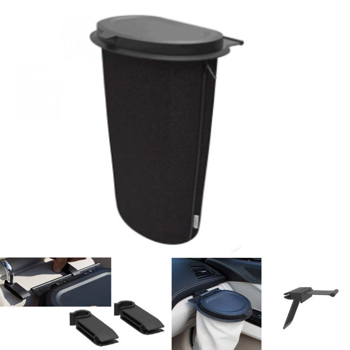 Flextrash Flextrash Afvalbak Auto L 9L Boldly Black Set