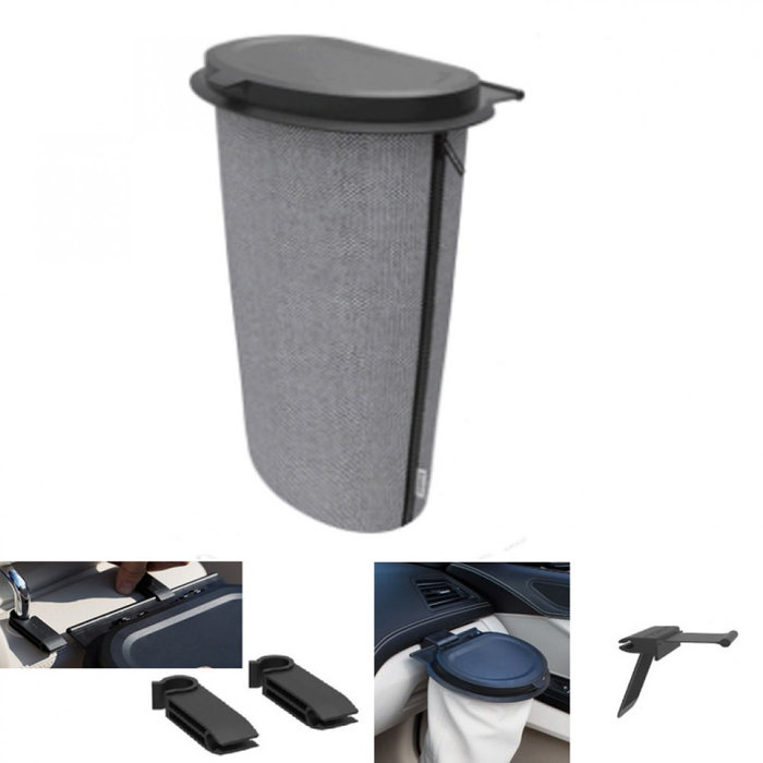 Flextrash Flextrash Afvalbak Auto L 9L Graceful Grey Set