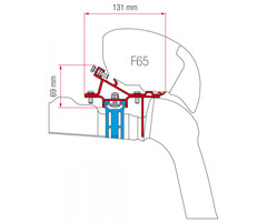 Fiamma Fiamma VW Crafter/MAN TGE Roof Rail Kit H3-L3/L4 >2017 F65/F80