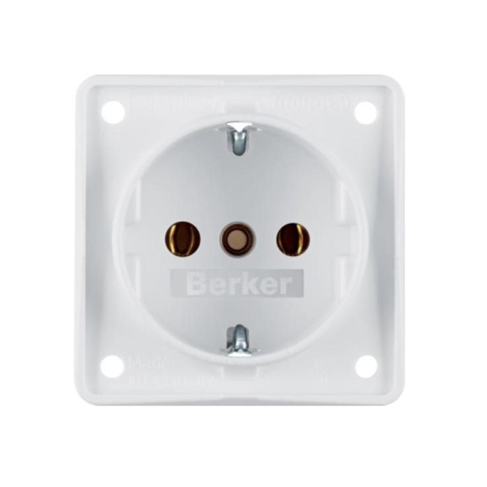 Berker Berker Contactdoos 230V Inbouw Wit