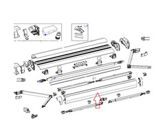 Thule Thule 6300 Lead Rail 3.25 Wit