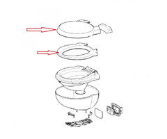 Thetford Thetford SC250/260 Seat & Cover CB Ceramic
