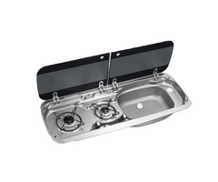 Dometic Dometic Kookplaat 2-Pits met Spoelbak Rechts HSG 23270R