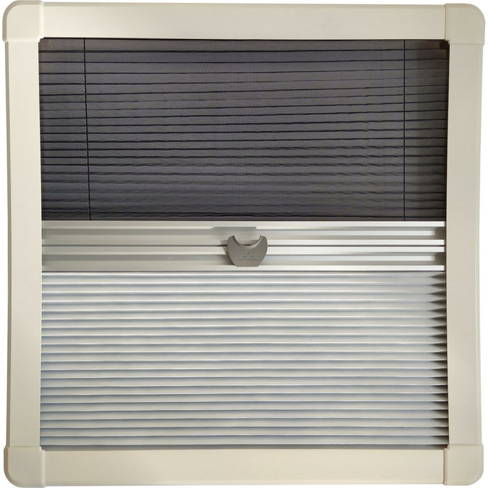 Horrex Horrex Gebogen Duo Plissé R5000 Crèmewit 784x499