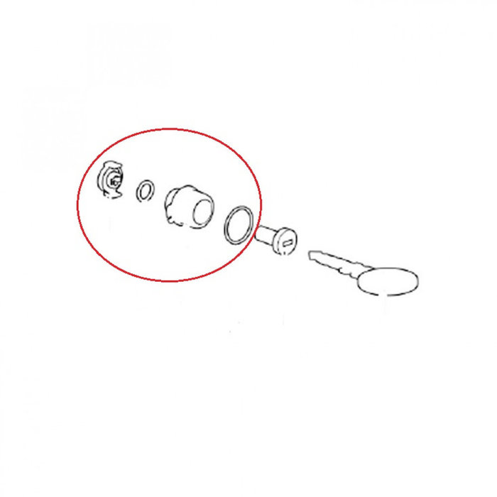 Thetford Thetford Serviceluik 3/4/5/6 Cylinderhouder FF2 / Fawo2 Zwart-27