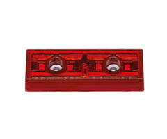 Jokon Jokon Markering LED S251 Rechthoekig Opbouw Rood