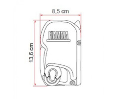 Fiamma Fiamma F45S 350 Deep Black-Royal Grey