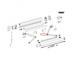 Thule Thule Knikarm Compleet RH 5200 >3.00