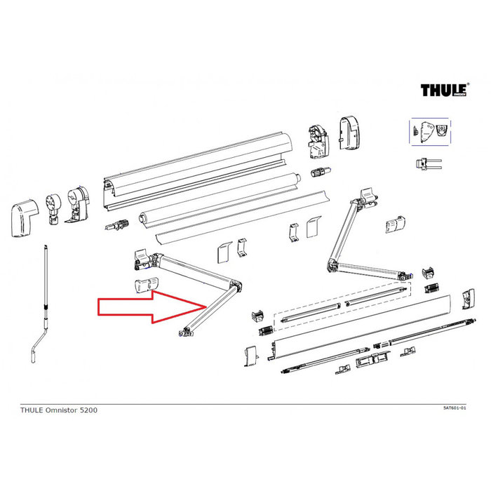 Thule Thule Knikarm Compleet LH 5200 >3.00