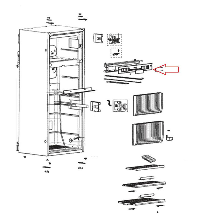 Dometic Dometic RMD8500 Display kompleet