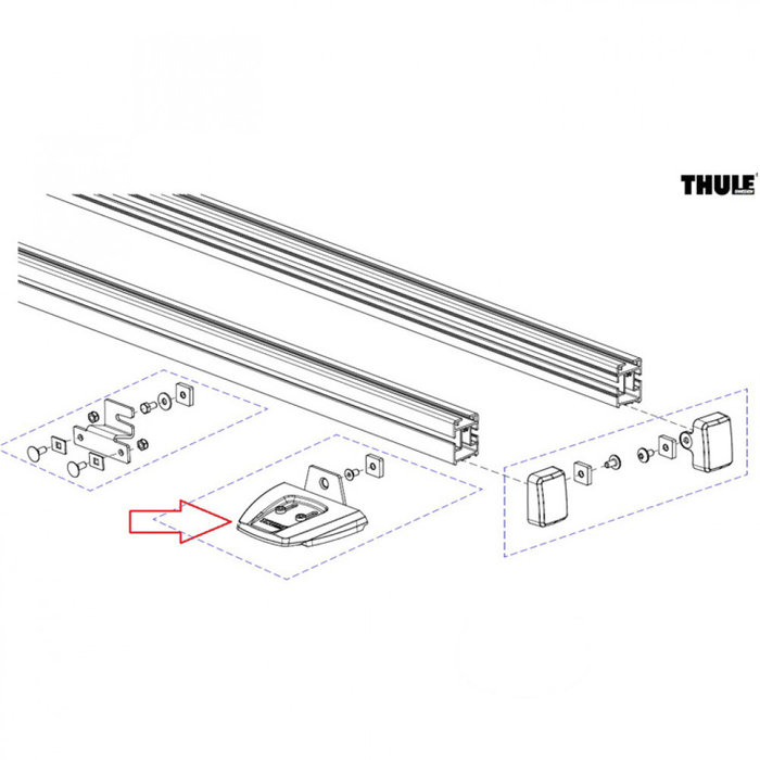 Thule Thule Ducato H2> 2017 Luifel SmartClamp