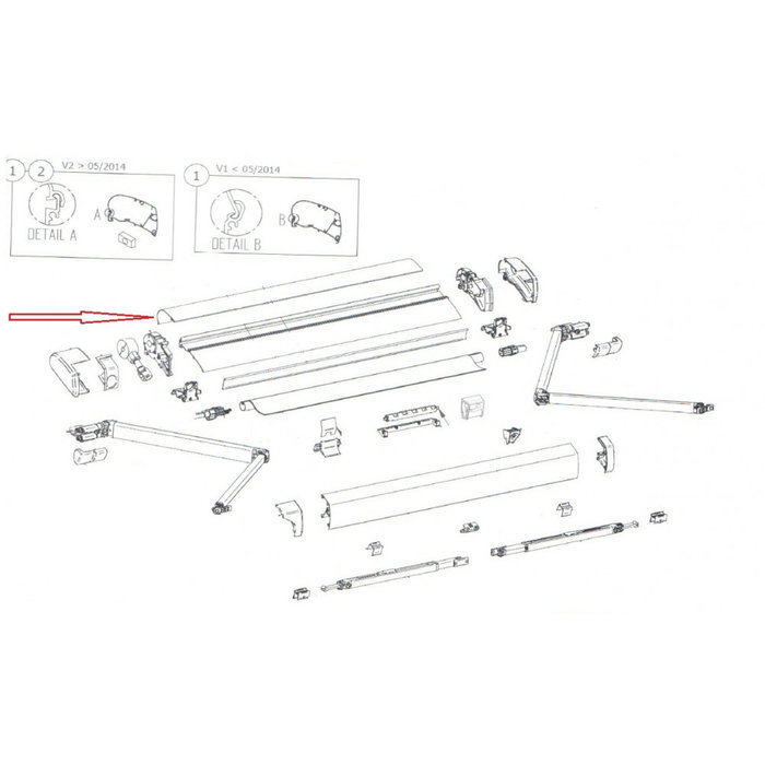 Thule Thule cover housing 6200 3,25m white V2