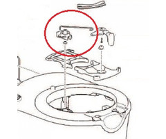 Thetford C220 Saddle Bracket