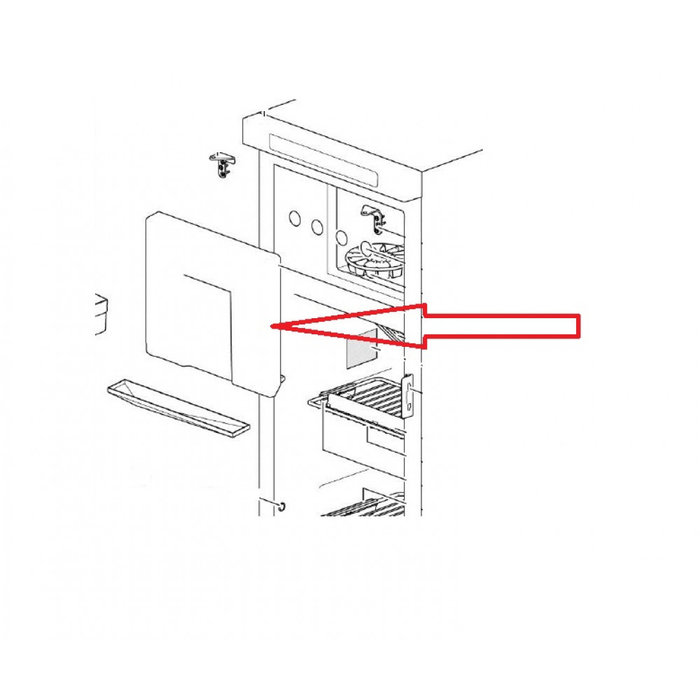 Thetford SR freezer door
