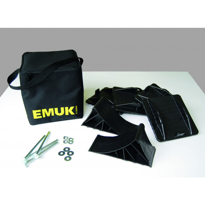 Emuk Emuk Onderlegschijven + Wielkeggen Set