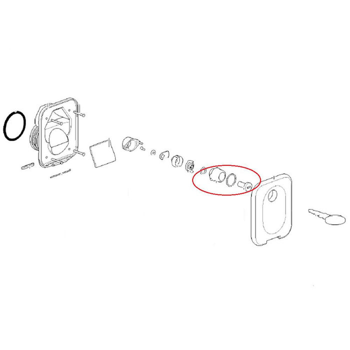 Thetford Thetford SC200C/W Slot Watervul Opening