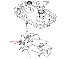 Thetford Thetford Hob 160 Tap Grill 0.45 Brander