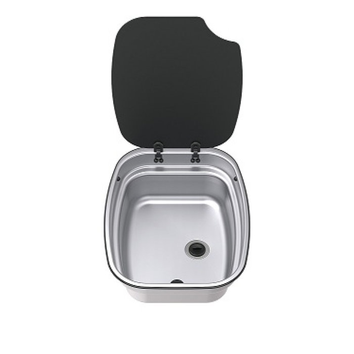 Thetford Thetford Spoelbak Rechthoekig RVS Argent