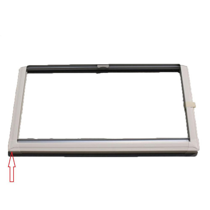 Remis Remibase Afdekkap Hoek RAL9001