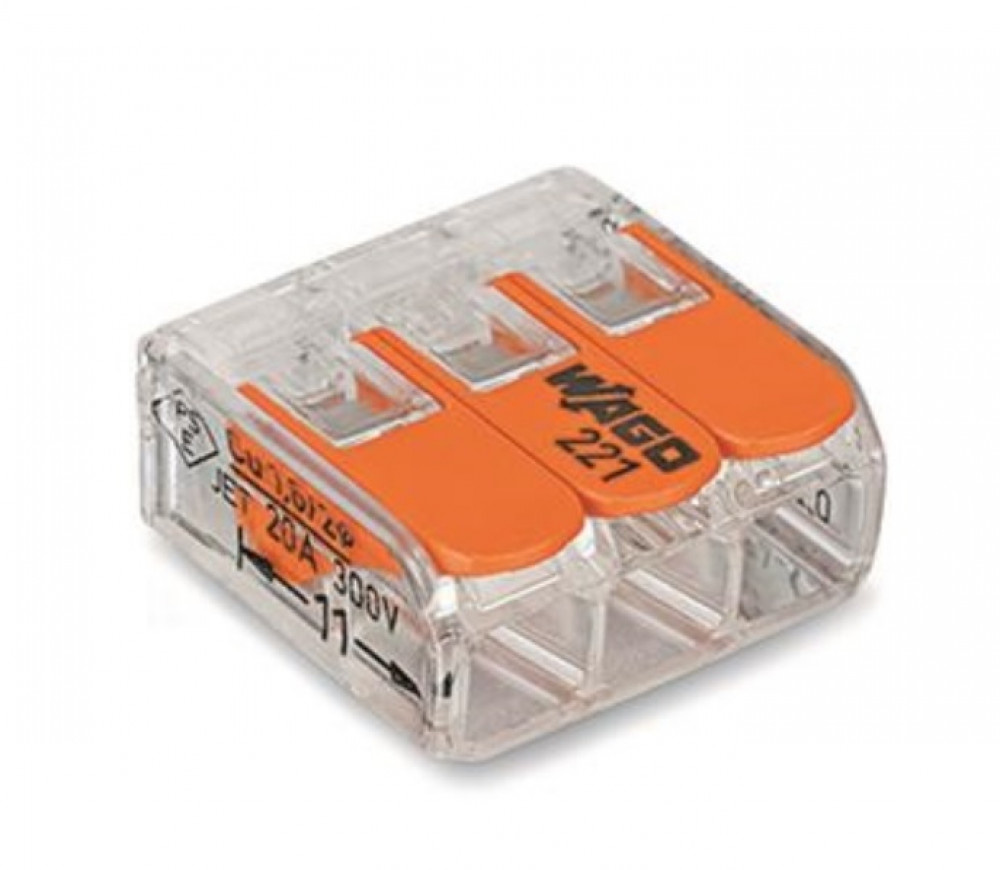 Fjord Outdoor 50 stuks Wago 221 Lasklem 3-Weg