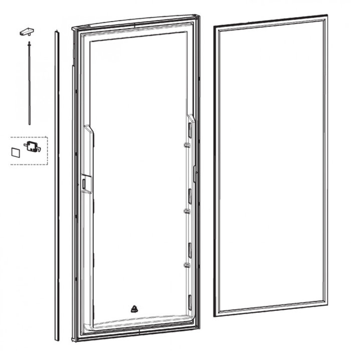 Dometic Dometic RML8555 Deur Compleet 519x1176