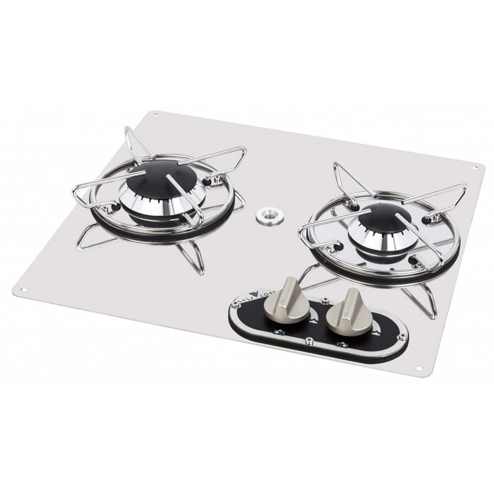 Navyload Navy Load Kookplaat RVS 2-Pits 380x360