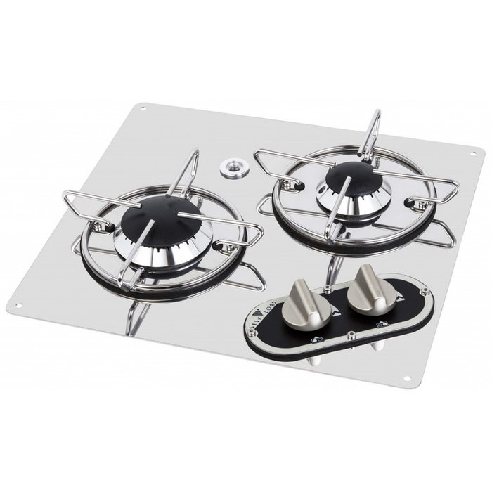 Navyload Navy Load Kookplaat RVS 2-Pits 350x320