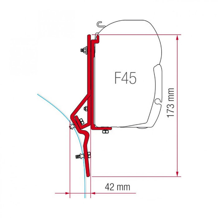 Fiamma Fiamma Ducato<1994/Renault Master >03/1998 Kit H1/H2 F45