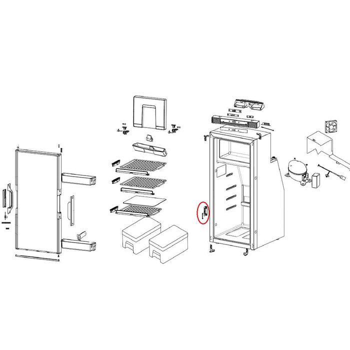 Thetford Thetford Kierstandhouder T1090/T21**