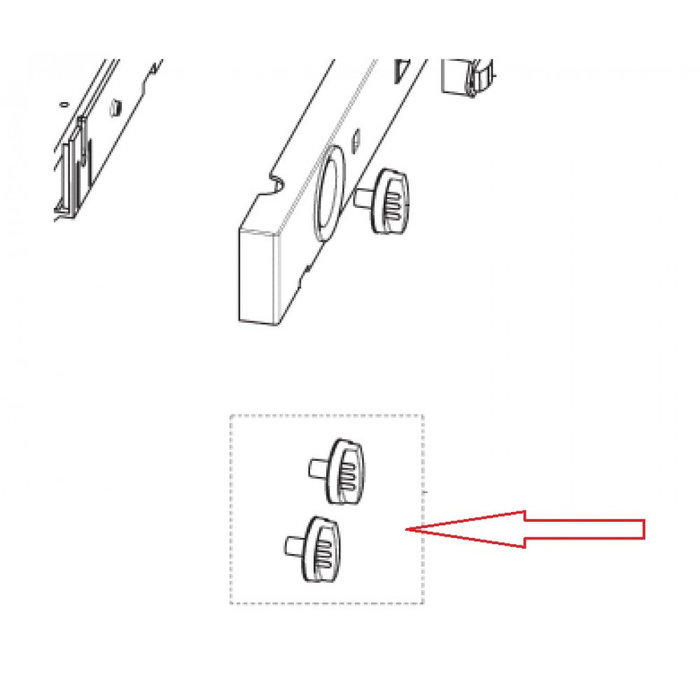 Dometic Dometic Kit draaiknop keuzeschakelaar RM8000 - 2412350627