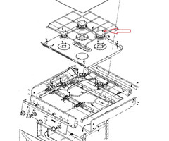 Thetford Thetford Minigrill Schroef Branderdeksel