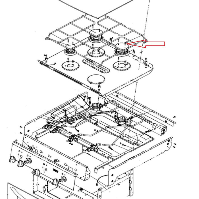 Thetford Thetford SPCC0815 schroeven burner cup a 10 st