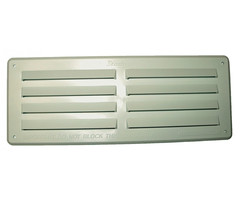 Fjord Outdoor 5 stuks Ventilatierooster Wit opbouw 24x9cm