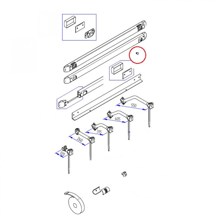 Thule Thule Security pin à  4stuks.