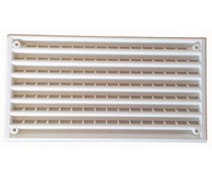Fjord Outdoor Ventilatierooster Wit 17x9cm