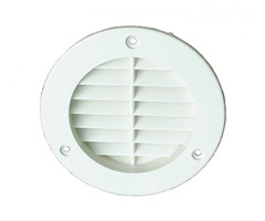 MPK Rozet inbouw Wit rond 80mm