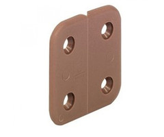 Fjord Outdoor 20 stuks Kunststof scharnier. bruin. Afm. 40x40mm.