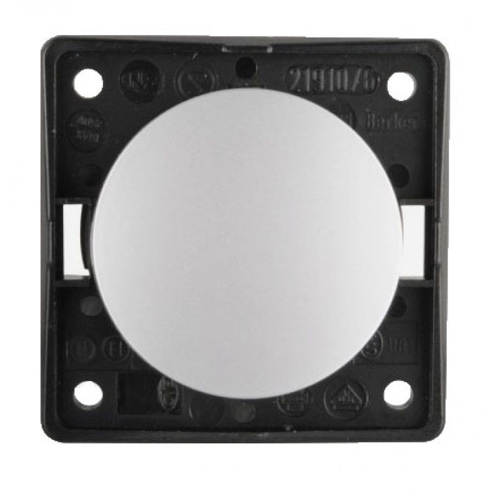 Berker Berker Aan/Uitschakelaar Flow/Pure Inbouw Chroom Mat 230V