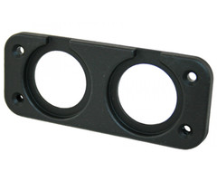 FjordOutdoor Power Line Afdekraam 2-Vaks Inbouw Zwart