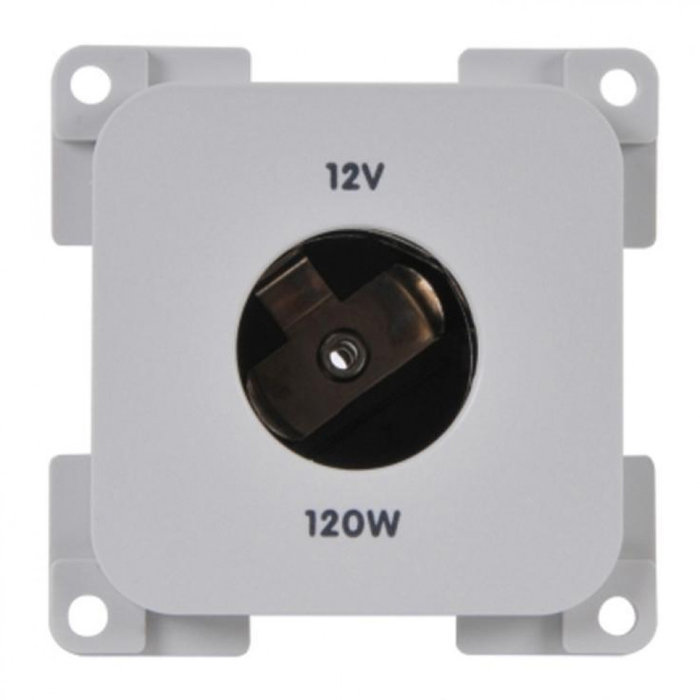 Presto Presto Contactdoos 12V Groot Inbouw S-10.000 Grijs