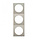 5 stuks Berker Afdekraam Pure 3-Vaks Chroom Mat