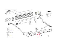 Thule Thule 8000 Leadrail 5.50 Aluminium