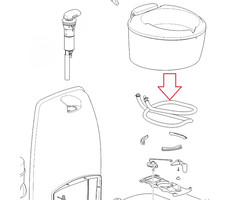 Thetford Thetford C224CW Flush Tube/ Nozzle Wit