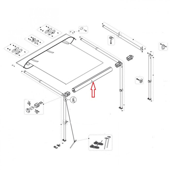Fiamma Fiamma CaravanStore XL Roller Tube 500