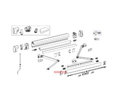 Thule Thule Lead Rail 5200 5.00 Geanodiseerd