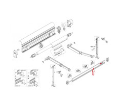 Fiamma Fiamma F45S Leadrail 400 Polar White