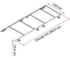Fiamma Fiamma Roof Rail Ducato H3 05808-03-