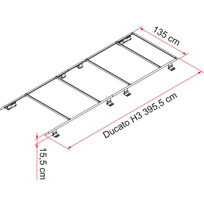 Fiamma Fiamma Roof Rail Ducato H3 05808-03-