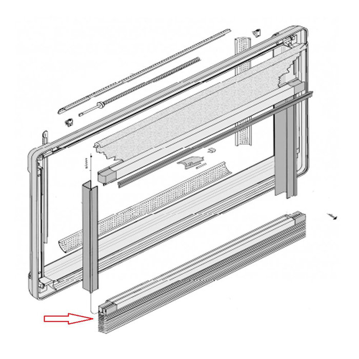 Dometic Dometic S5 Verduistering Duett Plissé 800x450